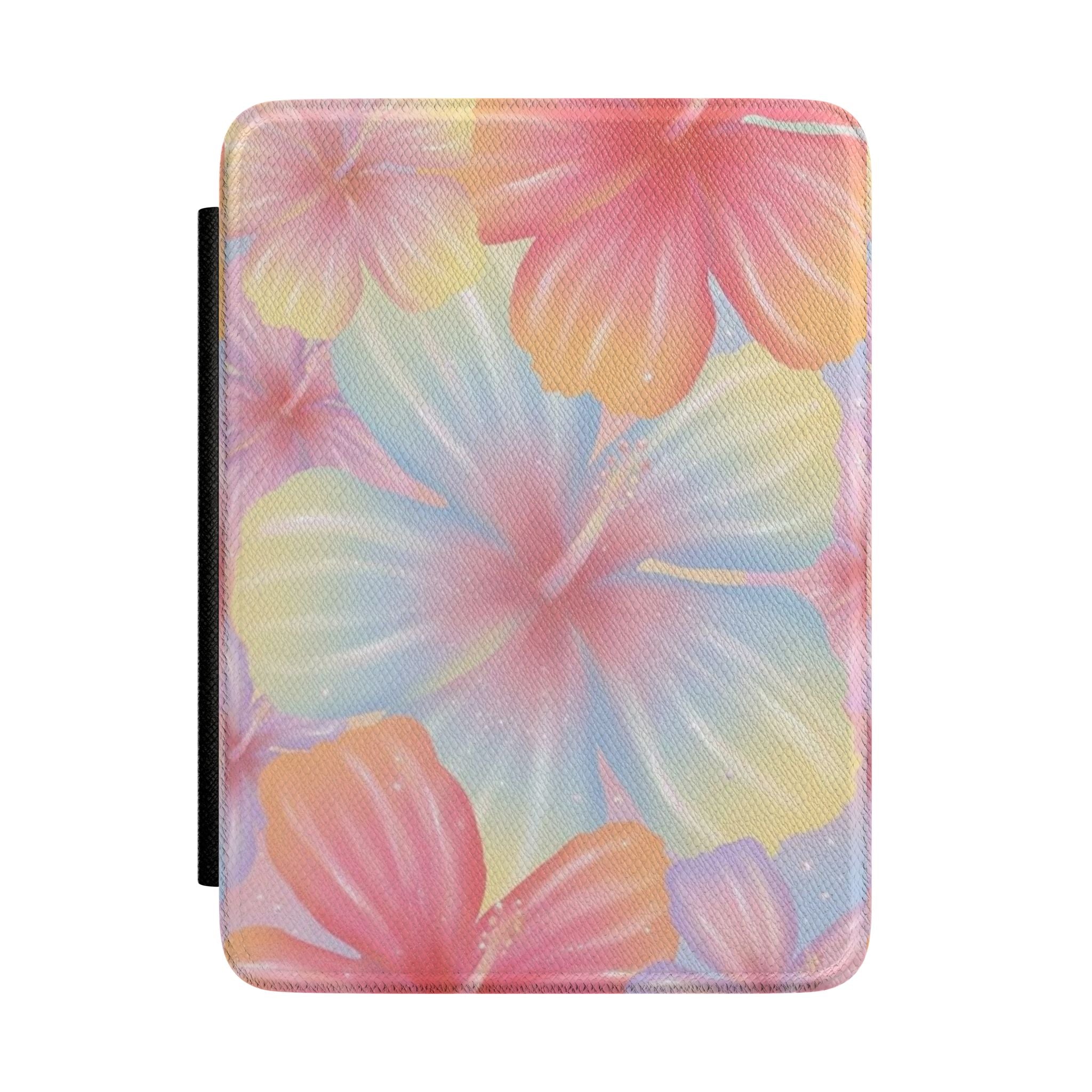RAINBOW HIBISCUS KINDLE CASE HARDCOVER