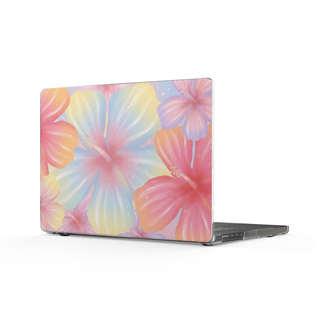 RAINBOW HIBISCUS MACBOOK COVERS
