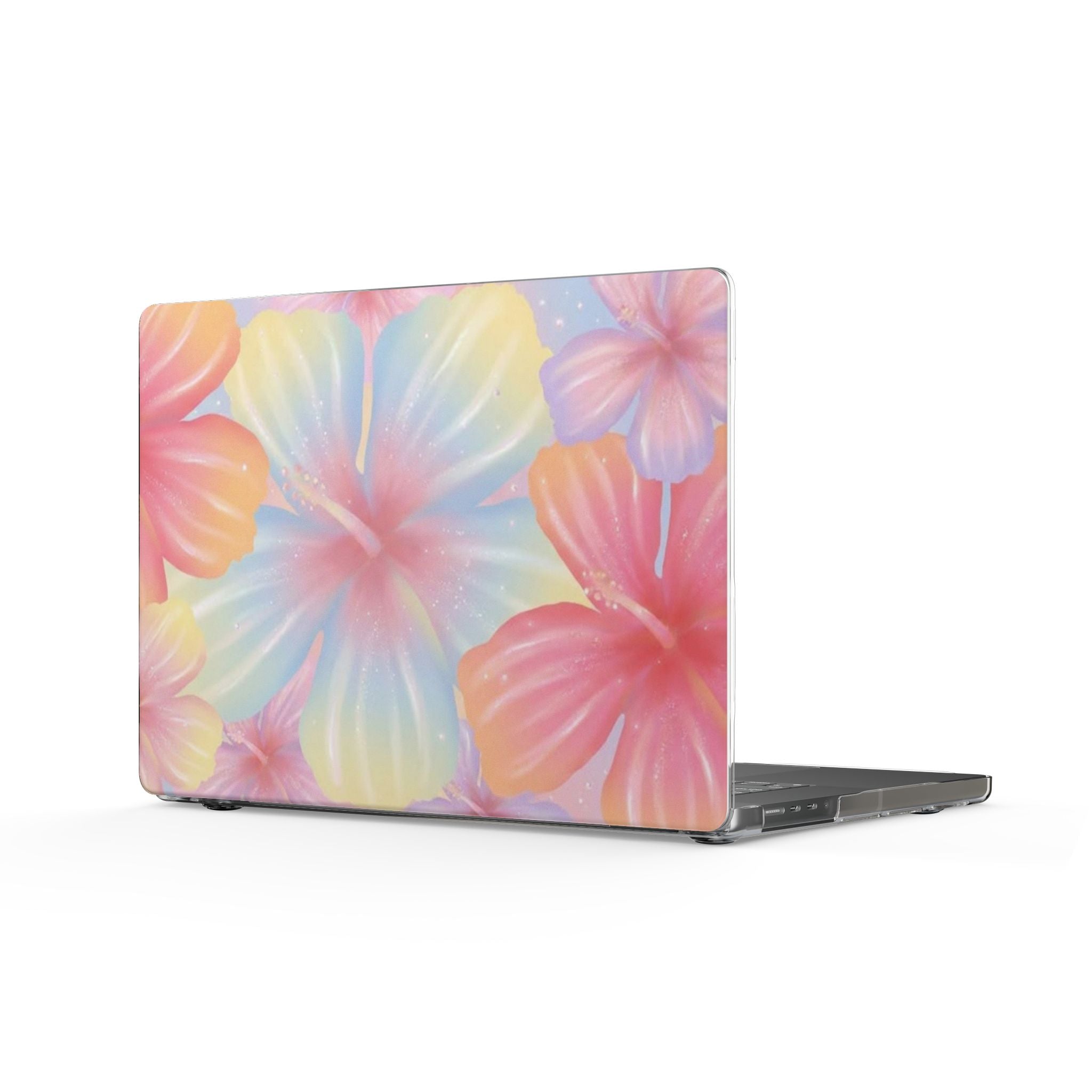 RAINBOW HIBISCUS MACBOOK COVERS