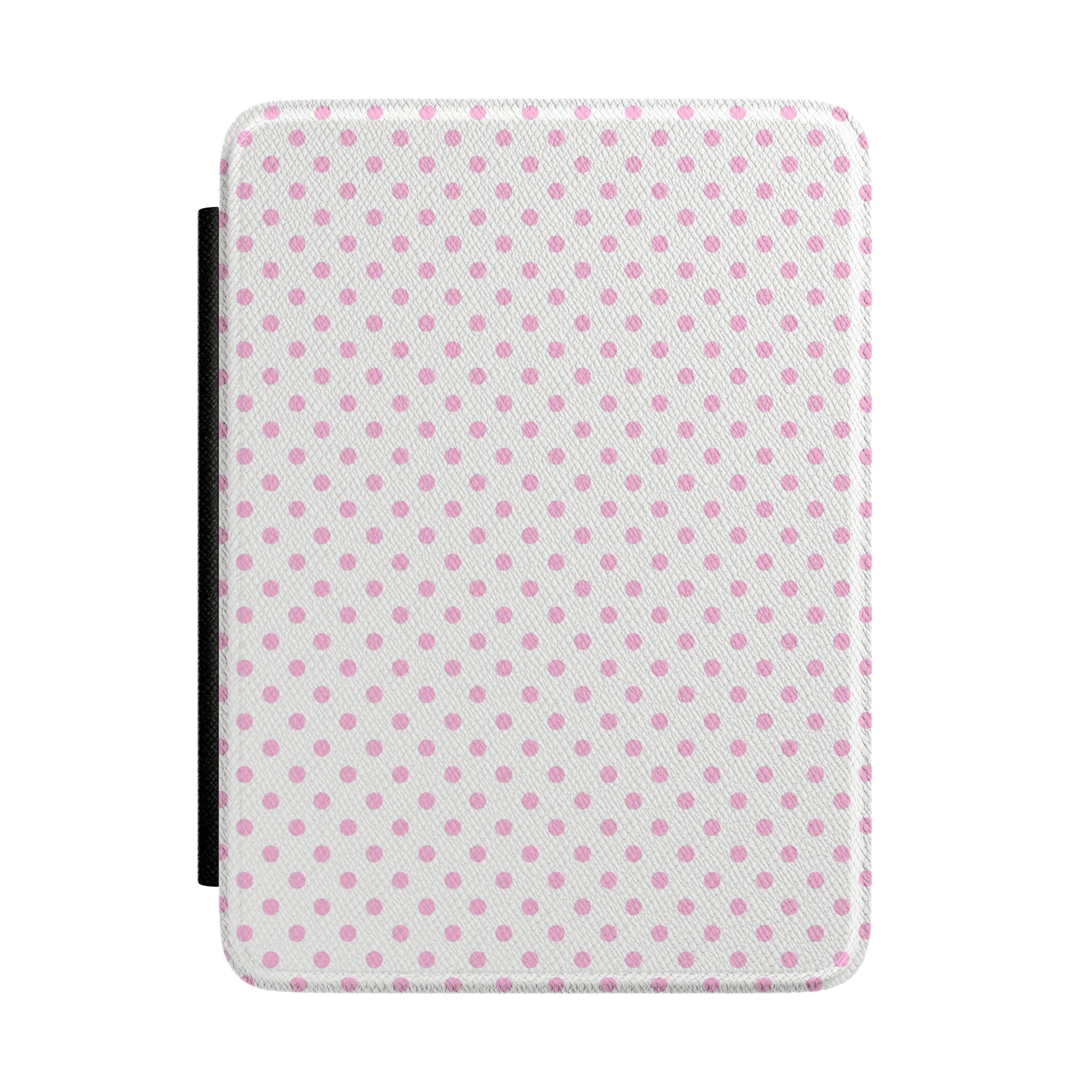 DOLLY PINK POLKA DOTS KINDLE CASE HARDCOVER