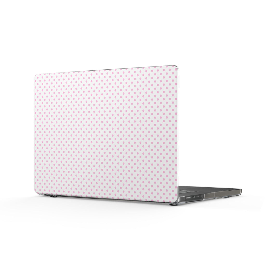 DOLLY PINK POLKA DOTS MACBOOK COVERS