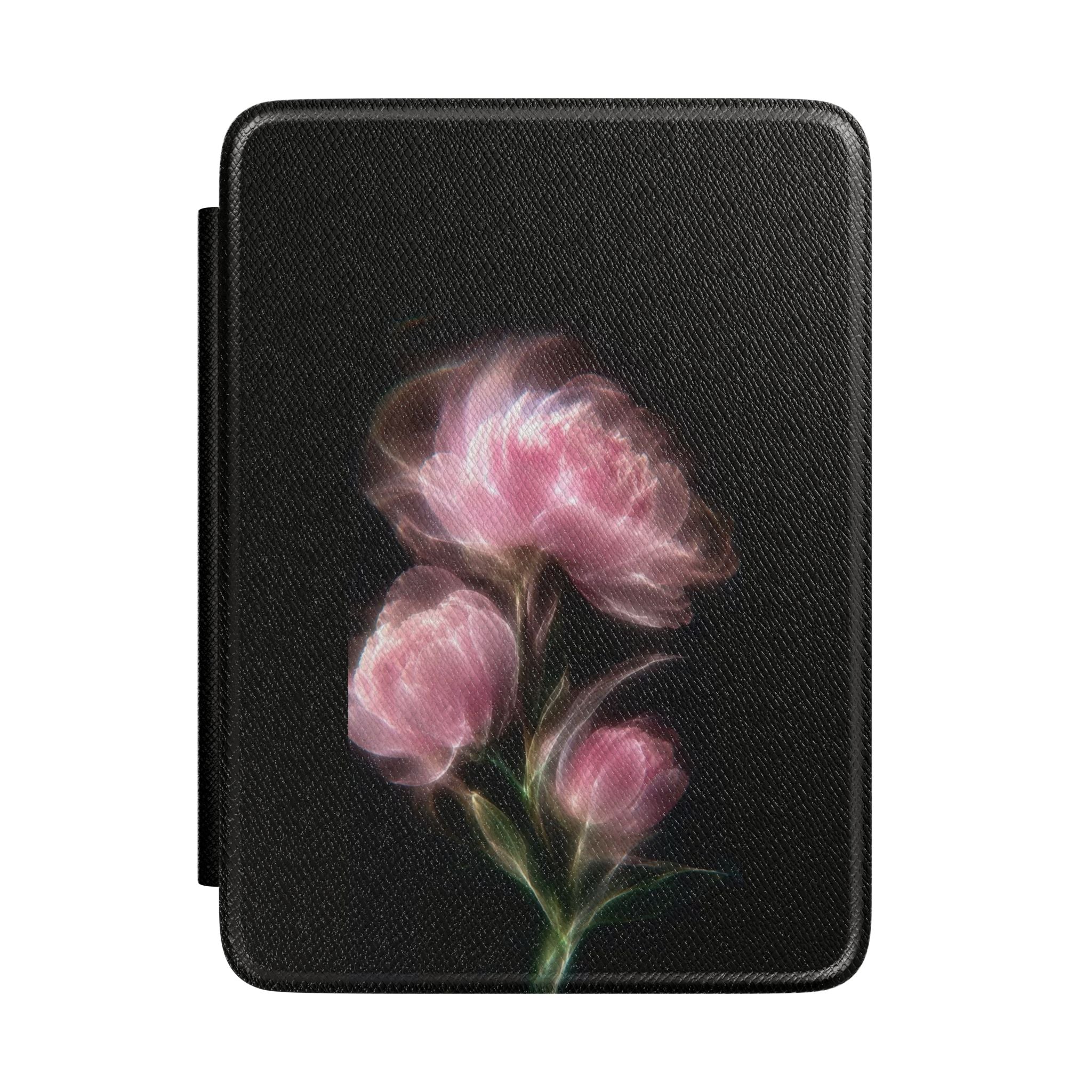 GLOWING PINK ORCHIDS KINDLE CASE HARDCOVER