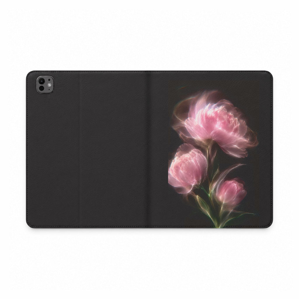 GLOWING PINK ORCHIDS IPAD TABLET FOLIO CASE