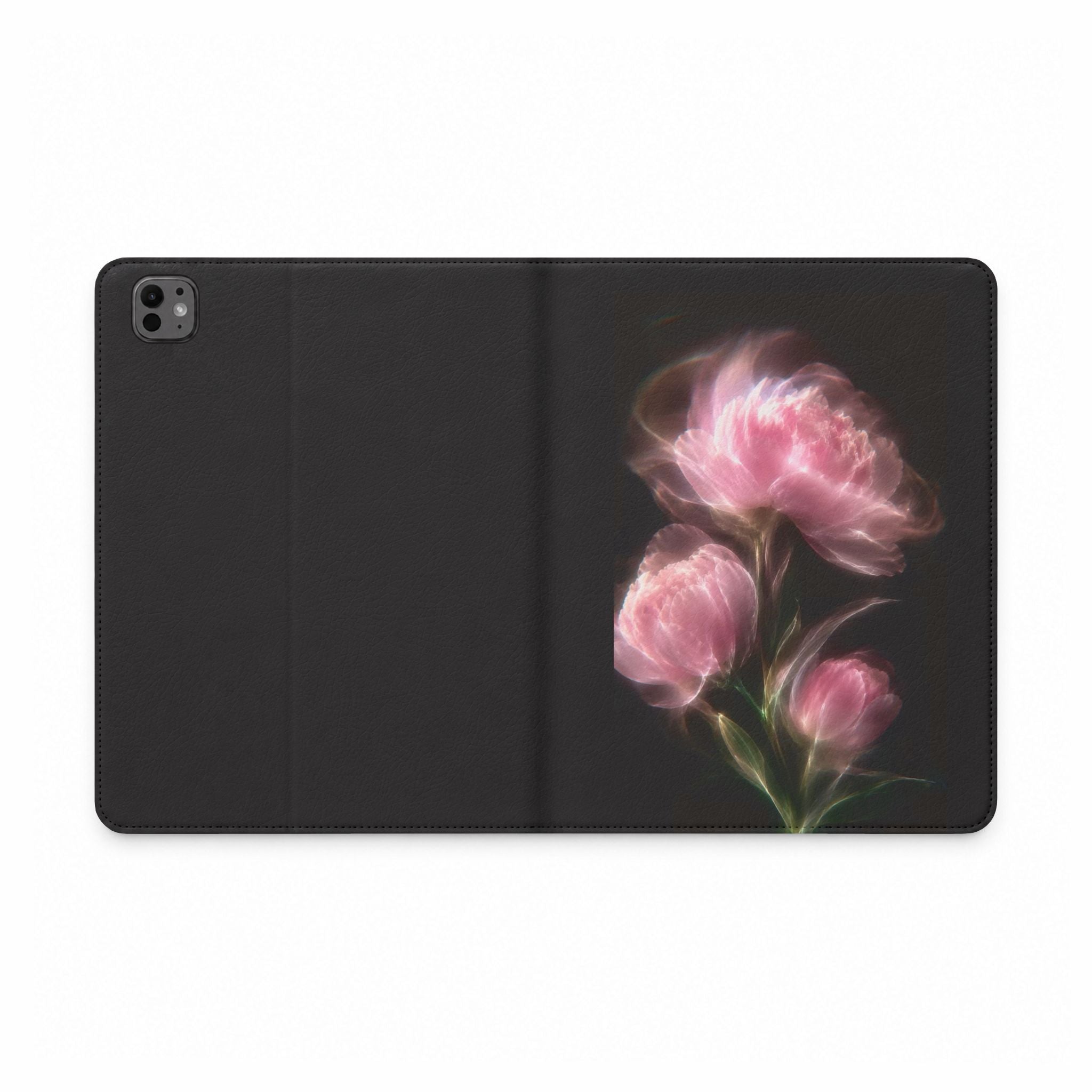 GLOWING PINK ORCHIDS IPAD TABLET FOLIO CASE