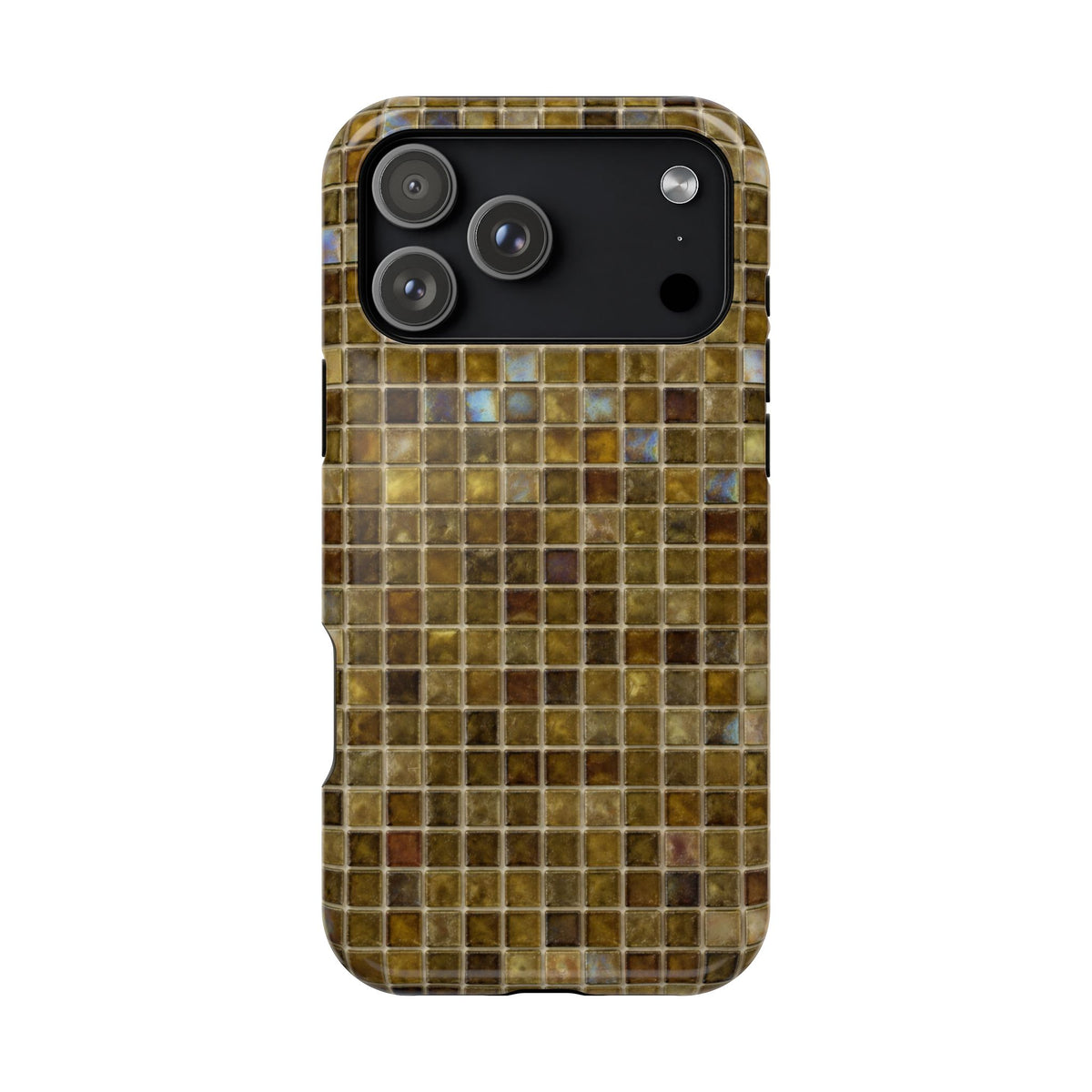 MOSS GREEN MOSAIC PHONE CASE