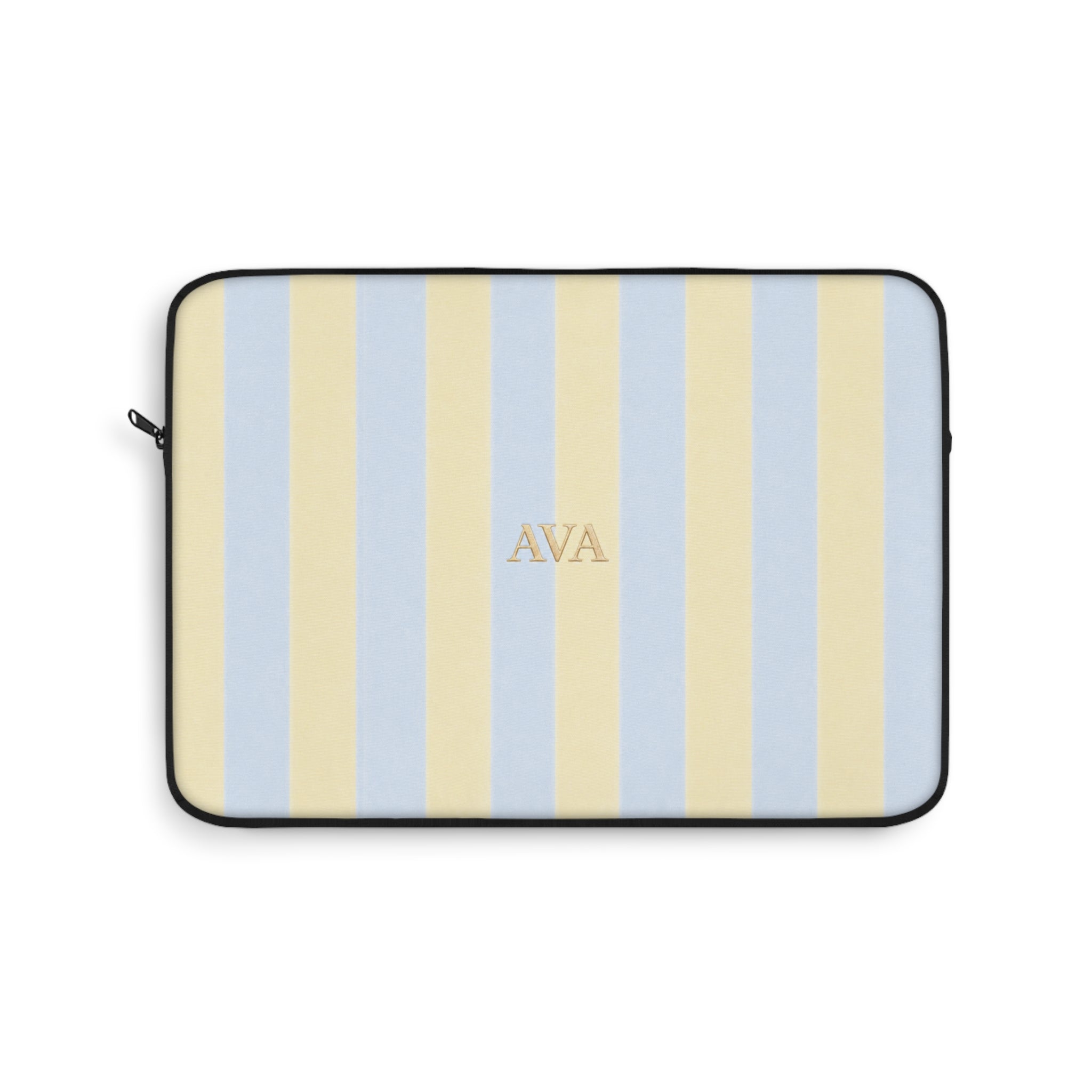 PERSONALIZED NAME CUSTOM SUMMER STRIPES KINDLE IPAD & LAPTOP SLEEVE