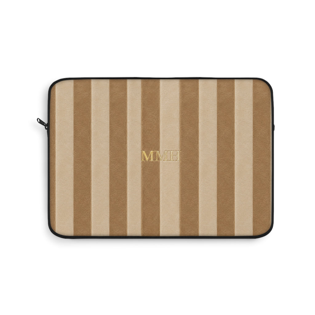 PERSONALIZED NAME CUSTOM CAMEL STRIPES KINDLE IPAD & LAPTOP SLEEVE