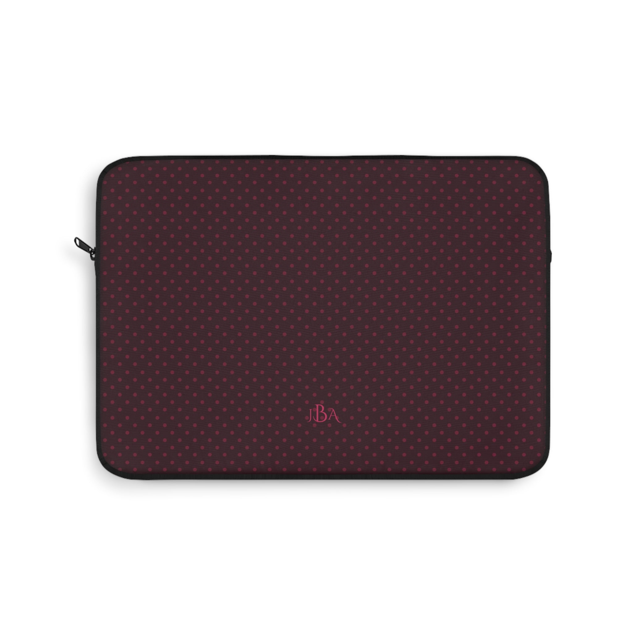 PERSONALIZED NAME CUSTOM PLUM POLKA DOTS KINDLE IPAD & LAPTOP SLEEVE