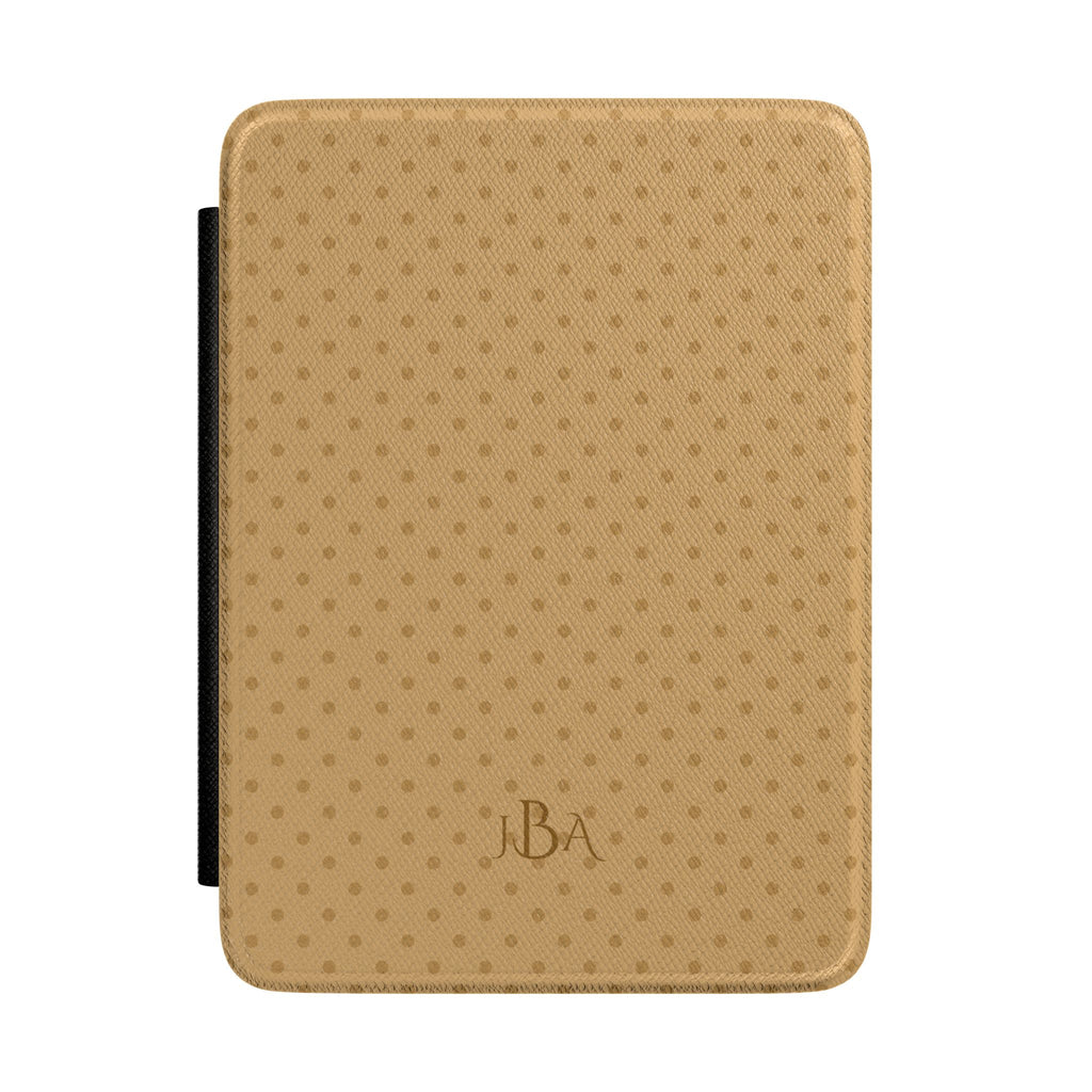PERSONALIZED CUSTOM NAME CAMEL POLKA DOTS MONOGRAM INITIALS CASE HARDCOVER