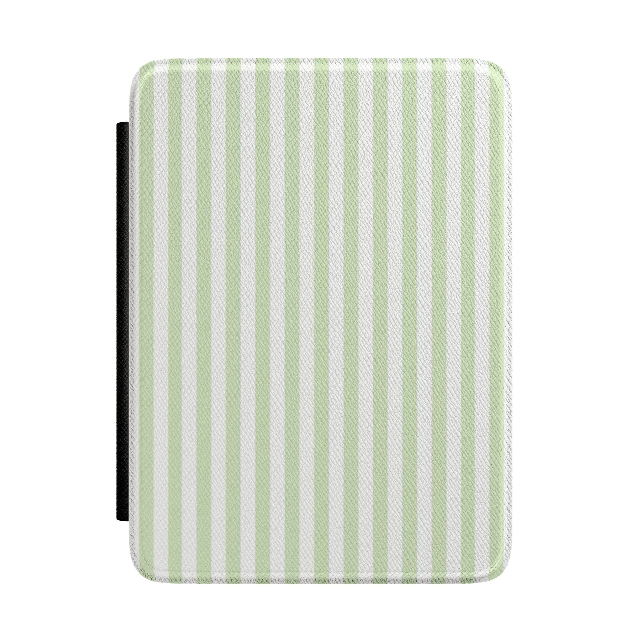 GREEN SOFT SERVE STRIPED KINDLE CASE HARDCOVER