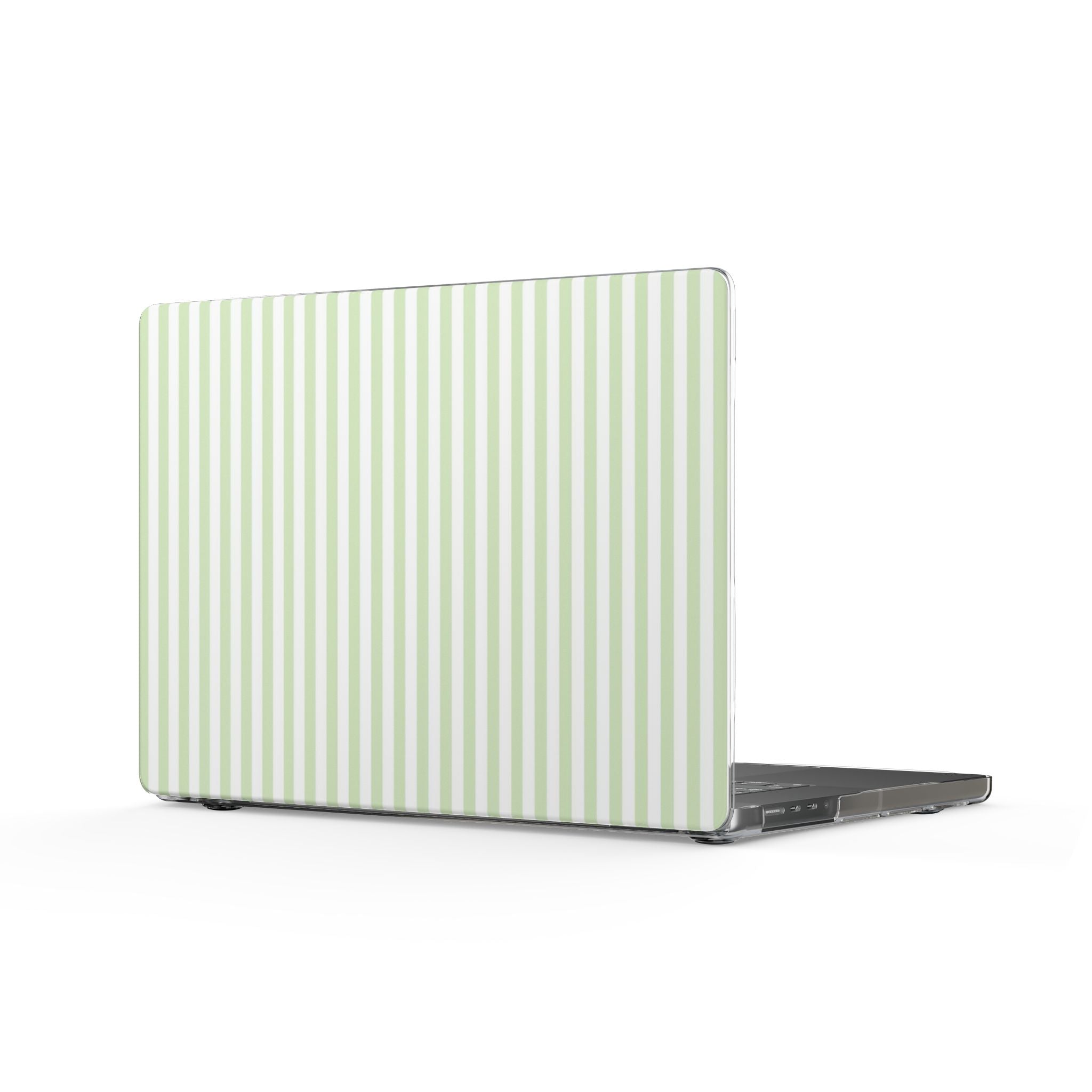 GREEN SOFT SERVE STRIPED MACBOOK COVERS