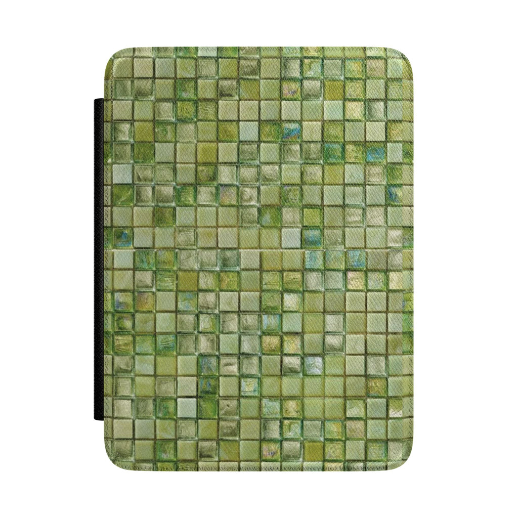 LIME GREEN MOSAIC KINDLE CASE HARDCOVER