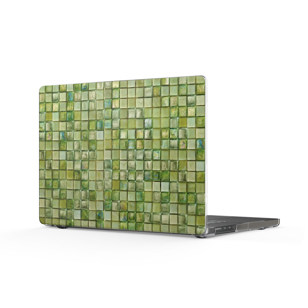 LIME GREEN MOSAIC MACBOOK COVERS