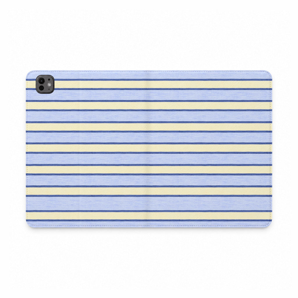 NEWPORT BEACH STRIPES IPAD TABLET FOLIO CASE