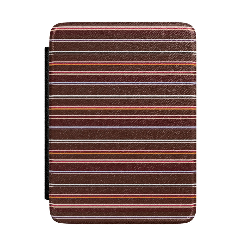 CHESTNUT STRIPES KINDLE CASE HARDCOVER