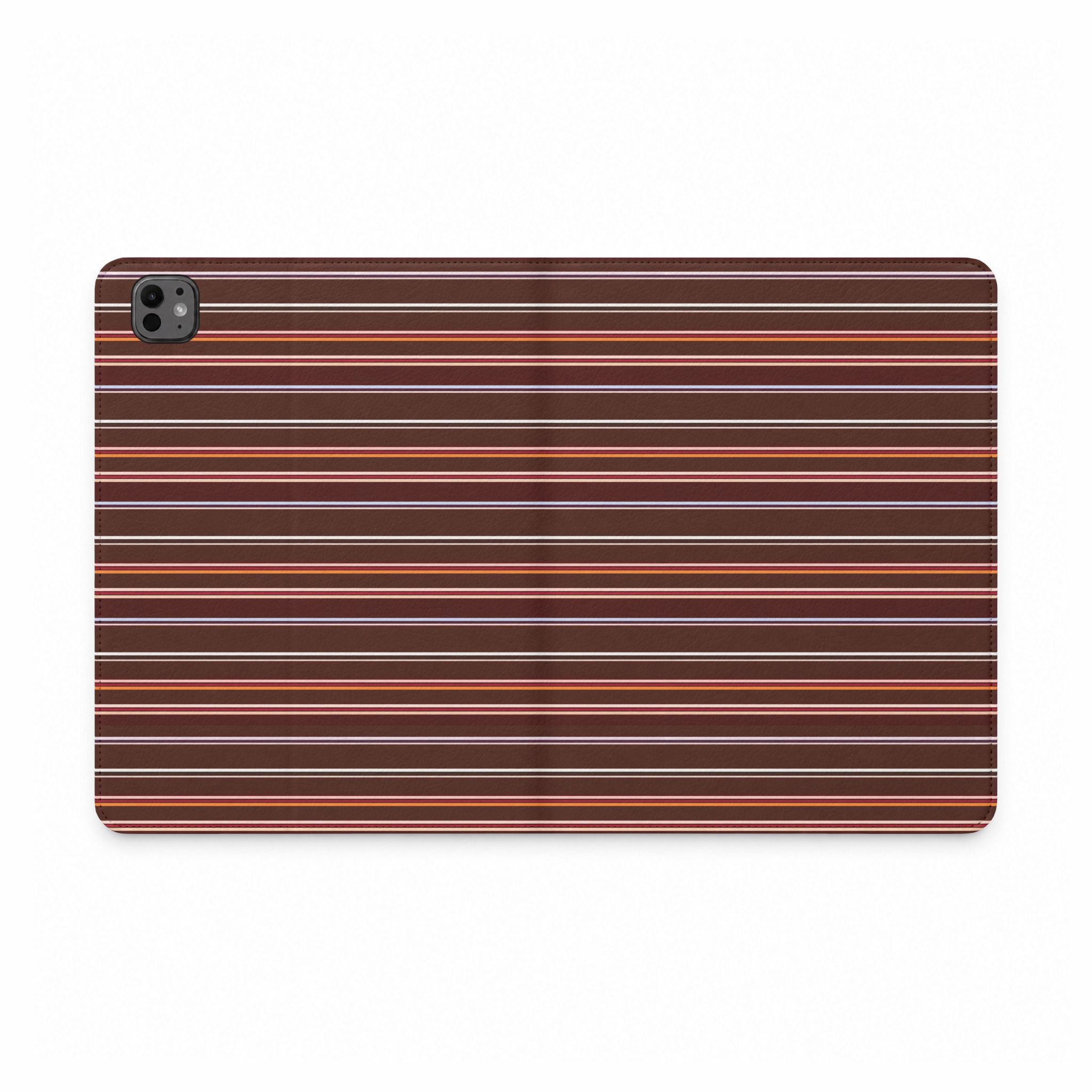 CHESTNUT STRIPES IPAD TABLET FOLIO CASE