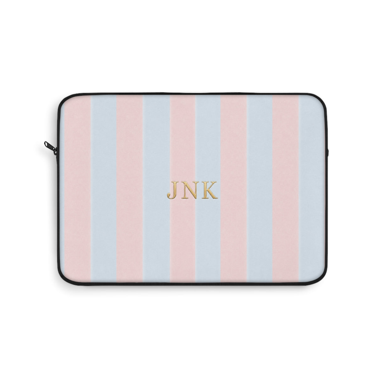 PERSONALIZED NAME CUSTOM PINK & BLUE STRIPES KINDLE IPAD & LAPTOP SLEEVE