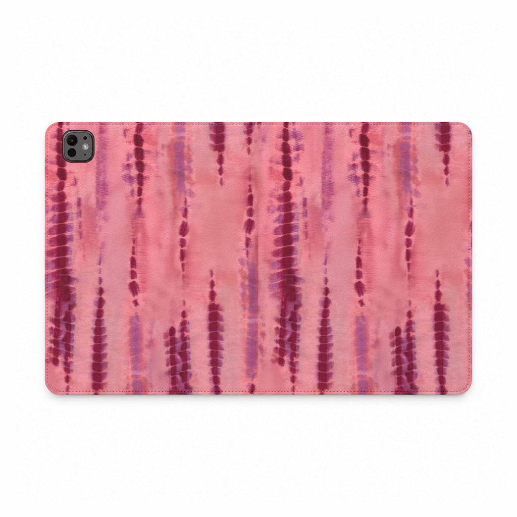 PLUM TIE-DYE IPAD TABLET FOLIO CASE