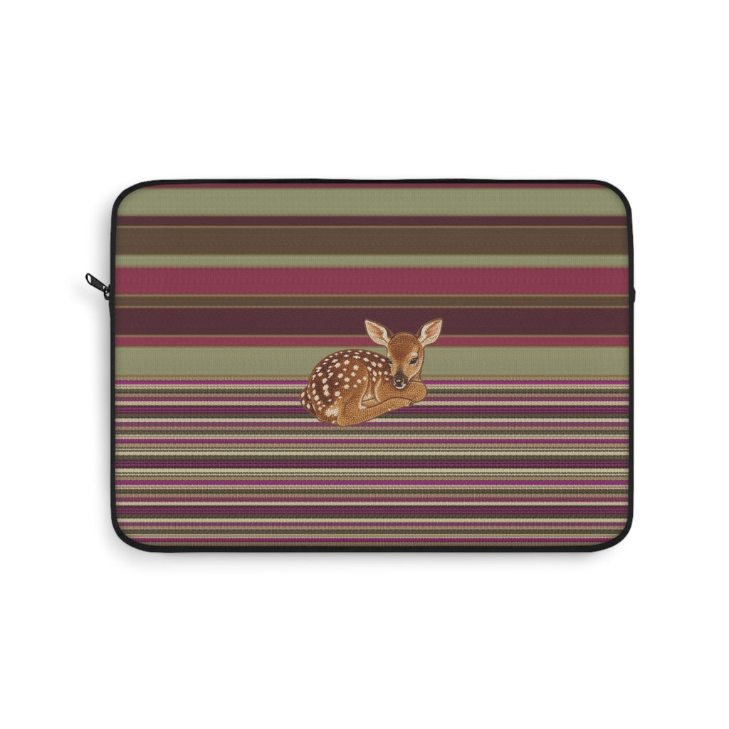 AUTUMN STRIPES DEER KINDLE IPAD & LAPTOP SLEEVE