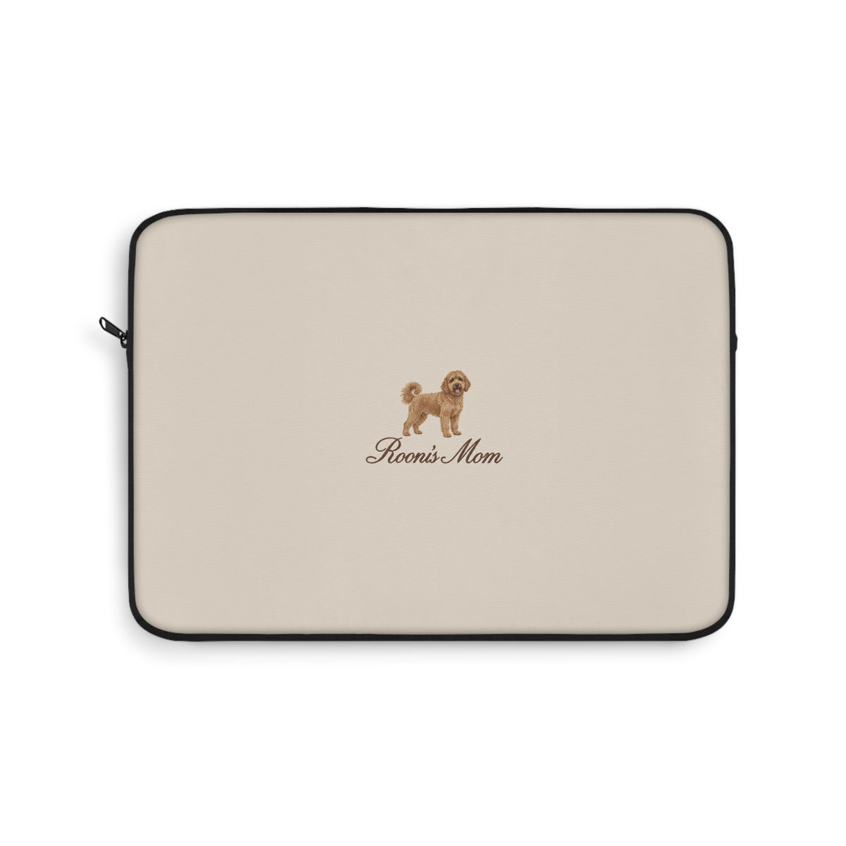 PERSONALIZED BEIGE GOLDENDOODLE DOG MOM CUSTOM NAME KINDLE IPAD & LAPTOP SLEEVE
