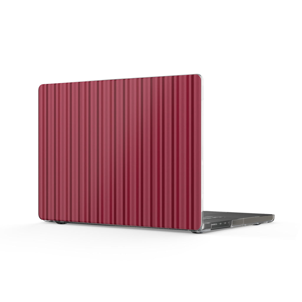 CHERRY BLUSH STRIPES MACBOOK COVERS