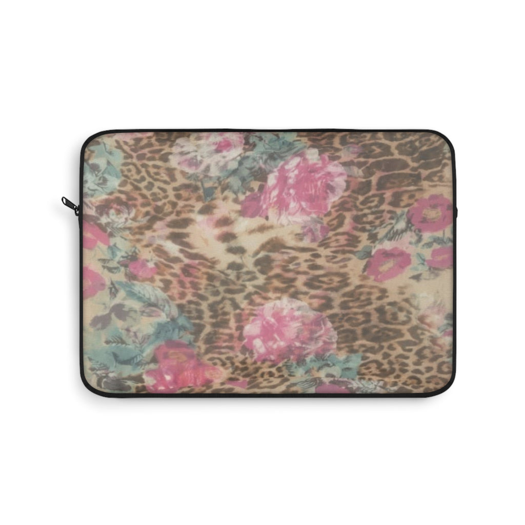 VINTAGE LEOPARD FLORAL KINDLE IPAD & LAPTOP SLEEVE