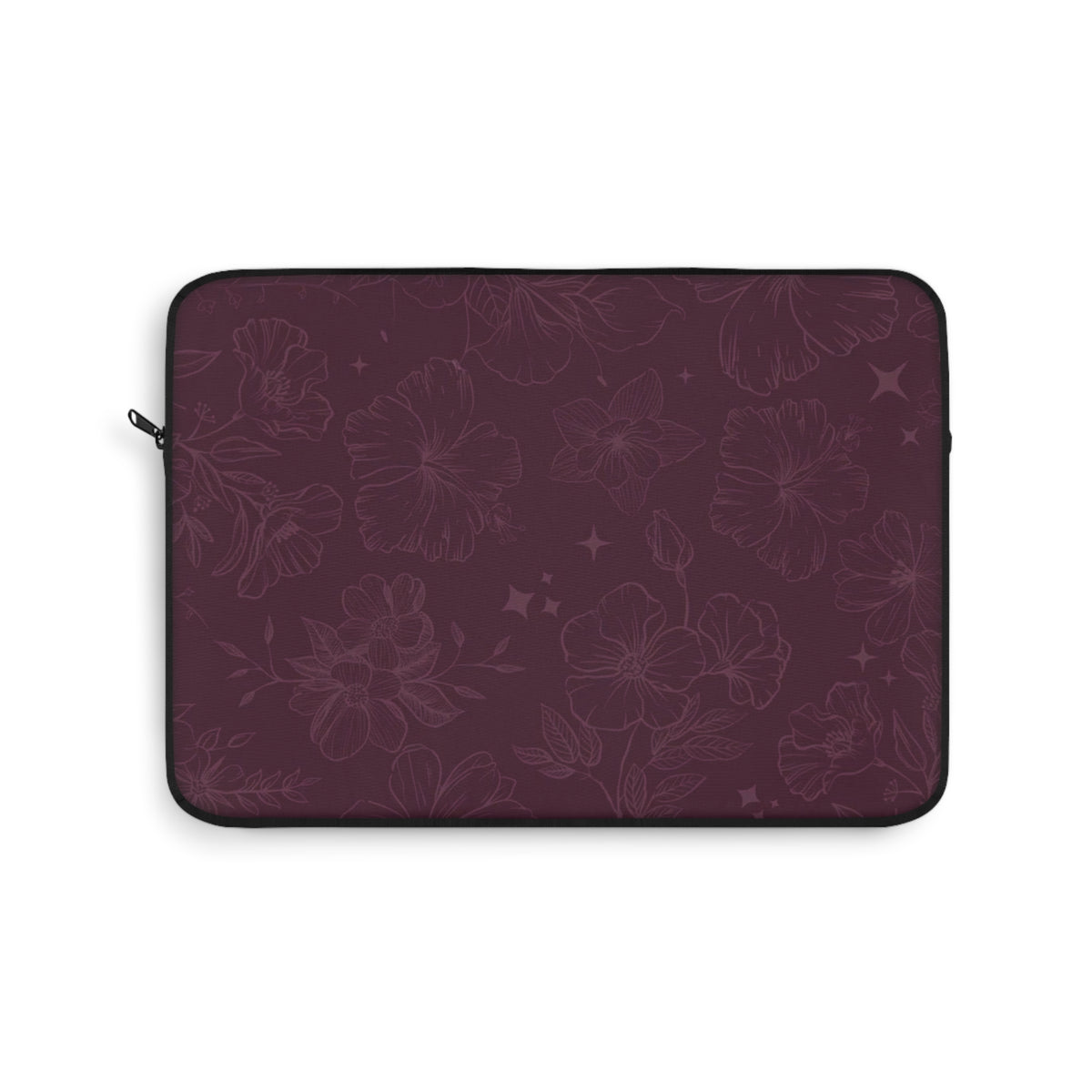 BURGUNDY AMOUR FLORAL KINDLE IPAD & LAPTOP SLEEVE