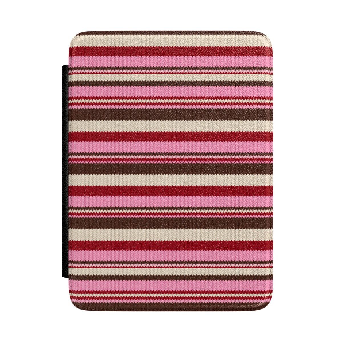 CHERRY TRUFFLE STRIPES KINDLE CASE HARDCOVER