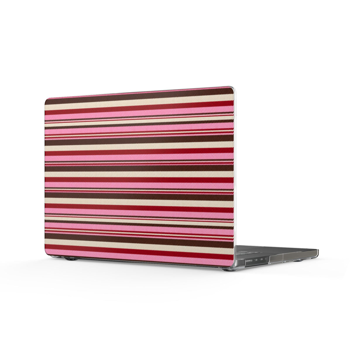 CHERRY TRUFFLE STRIPES MACBOOK COVERS