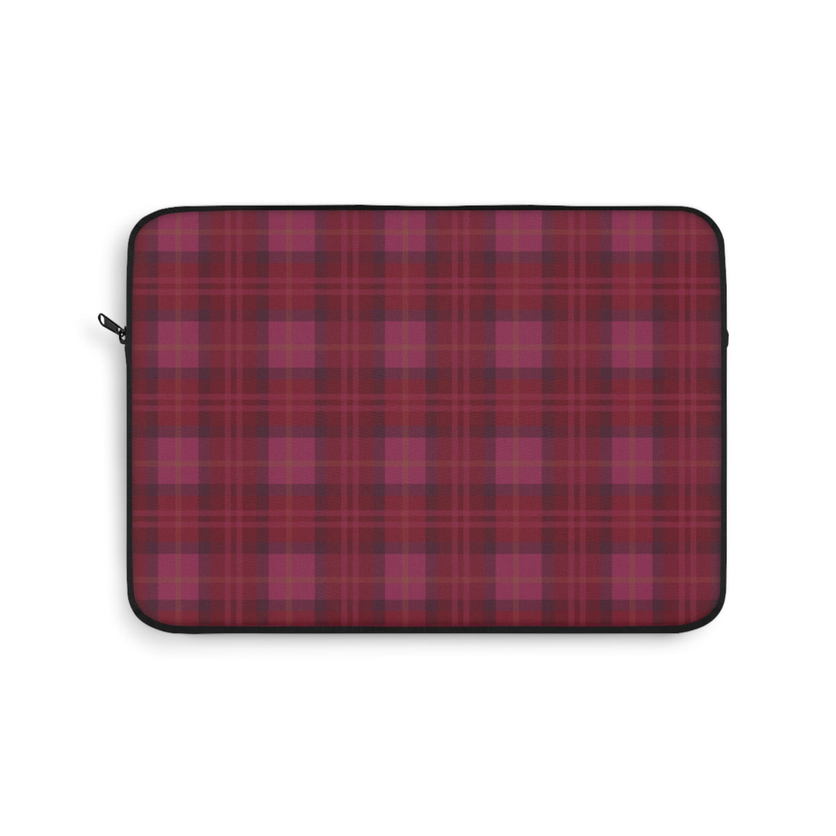 SCARLET RED BURGUNDY PLAID KINDLE IPAD & LAPTOP SLEEVE