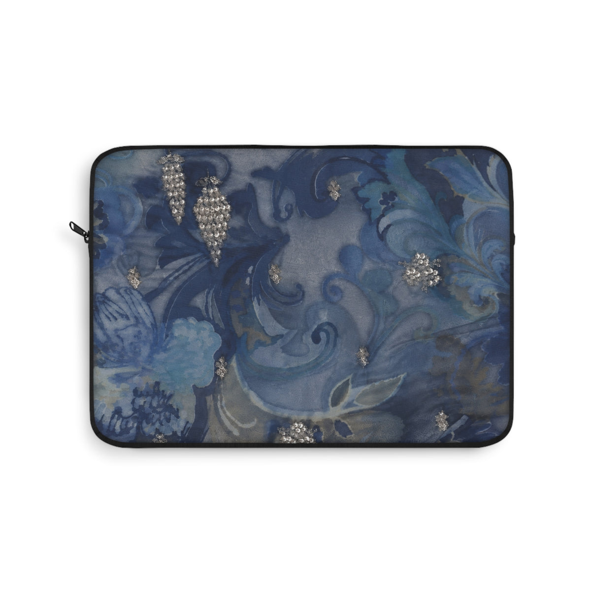 NAVY BLUE PRISM BLOOM KINDLE IPAD & LAPTOP SLEEVE