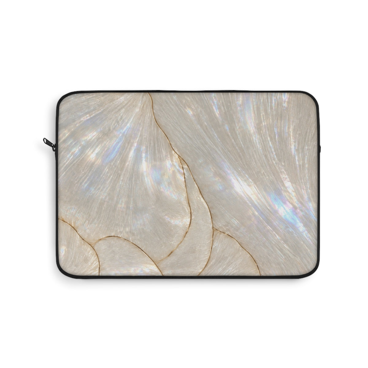 LIGHT IVORY OPAL SHELL KINDLE IPAD & LAPTOP SLEEVE