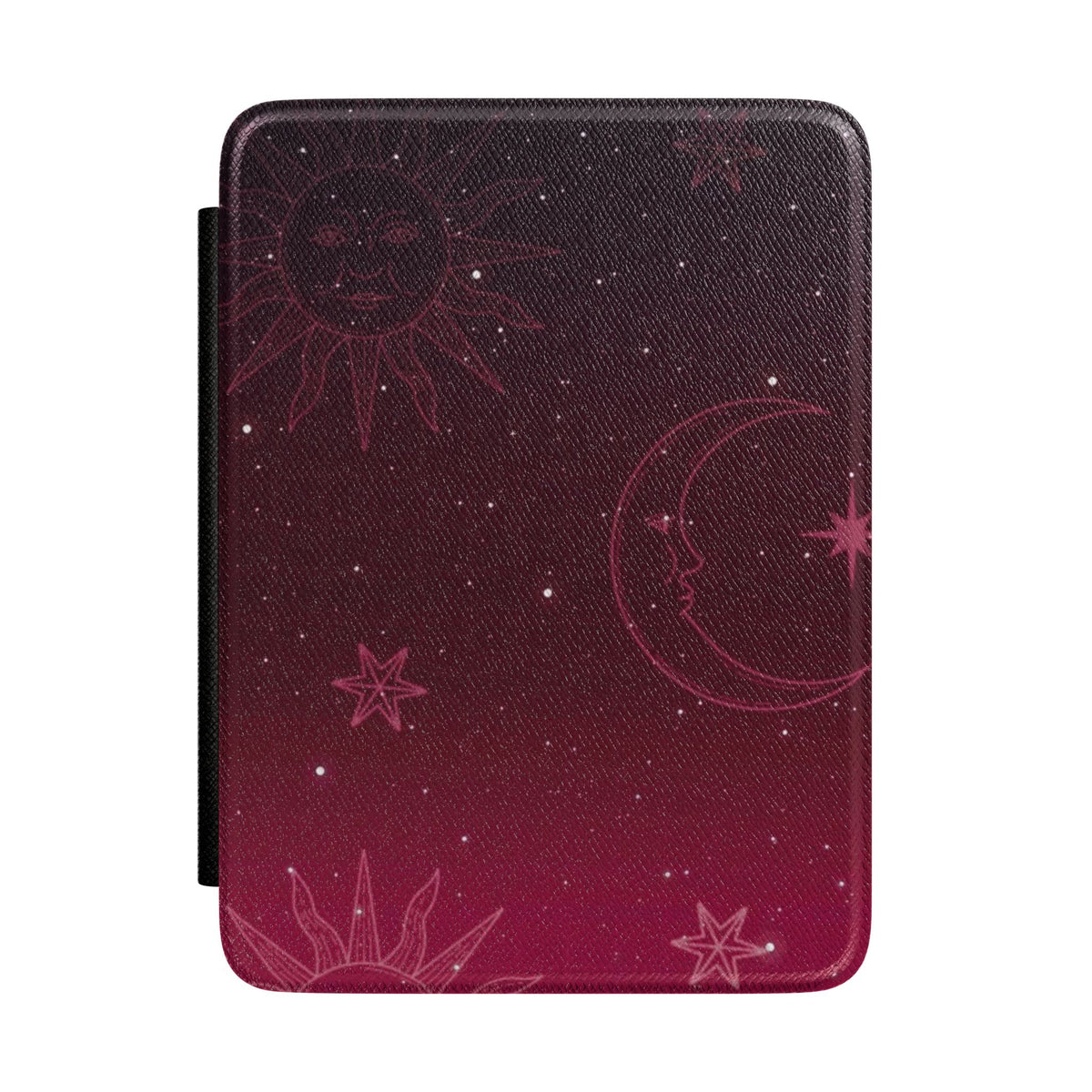 BURGUNDY GRADIENT GALAXY KINDLE CASE HARDCOVER