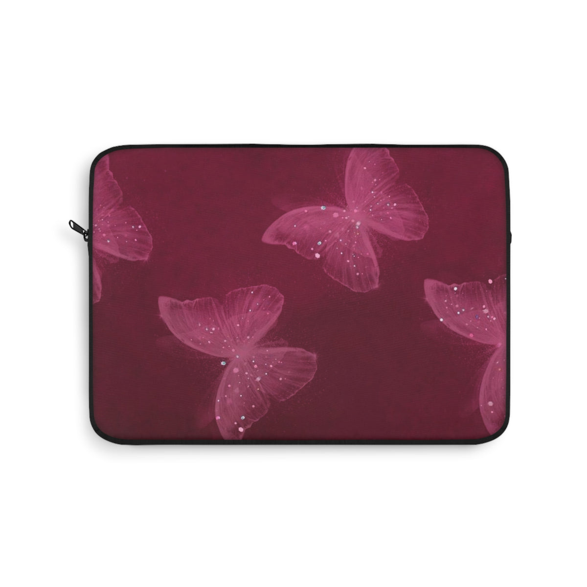 BURGUNDY FAIRY BUTTERFLIES KINDLE IPAD & LAPTOP SLEEVE