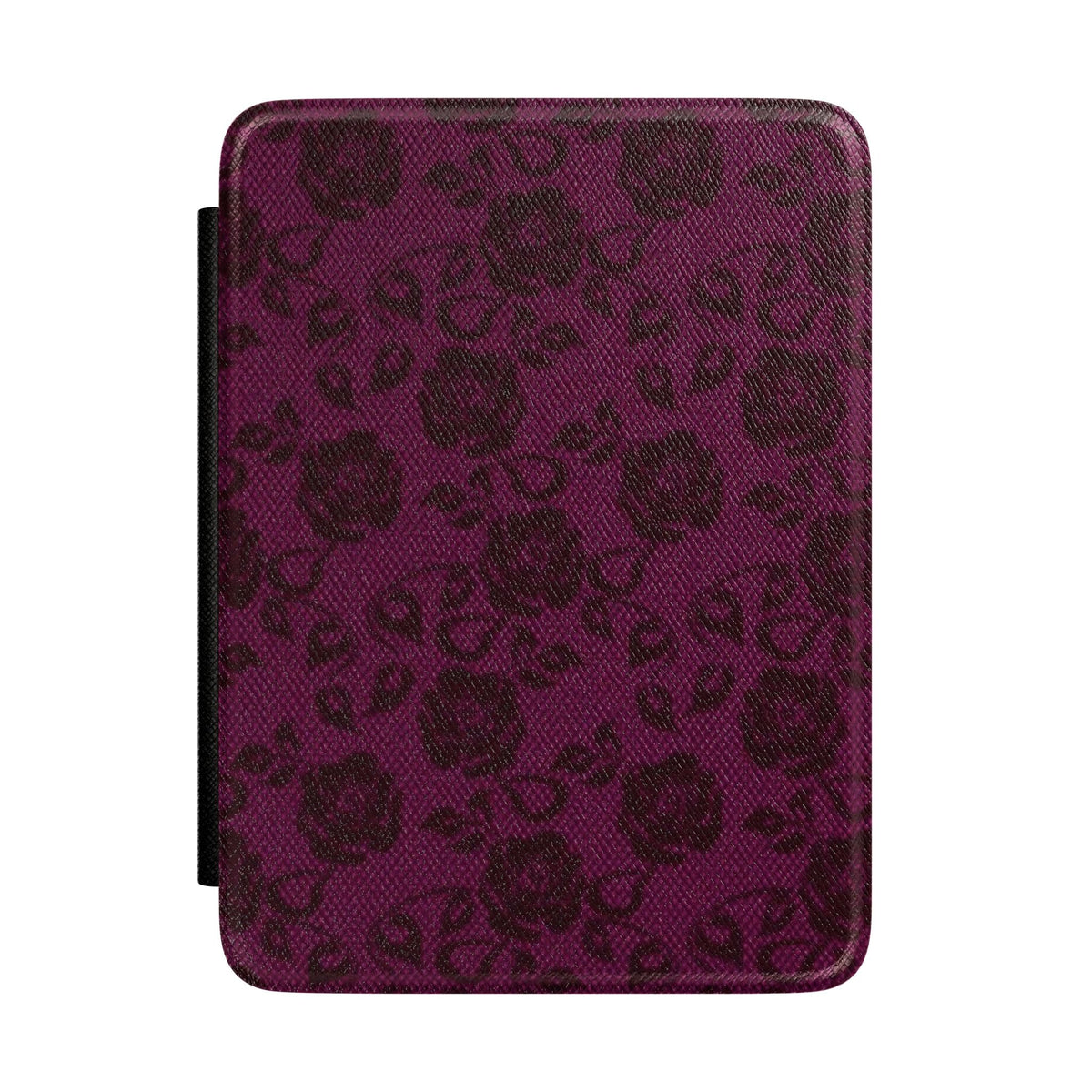 BURGUNDY CHERRY LACE FLORAL KINDLE CASE HARDCOVER