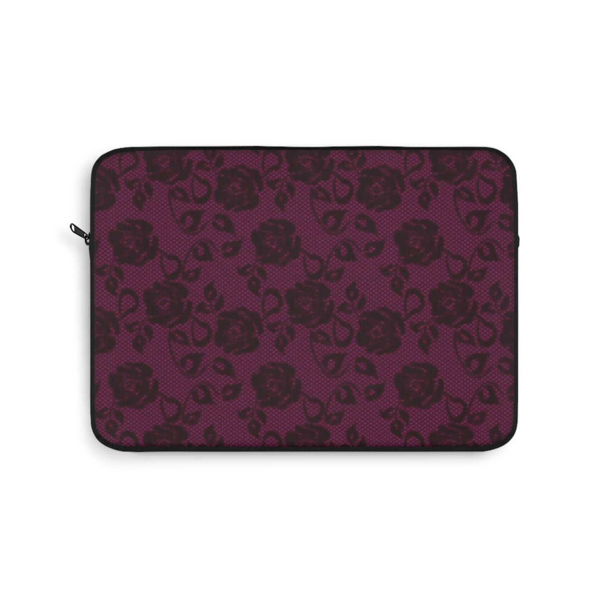 BURGUNDY CHERRY LACE FLORAL KINDLE IPAD & LAPTOP SLEEVE