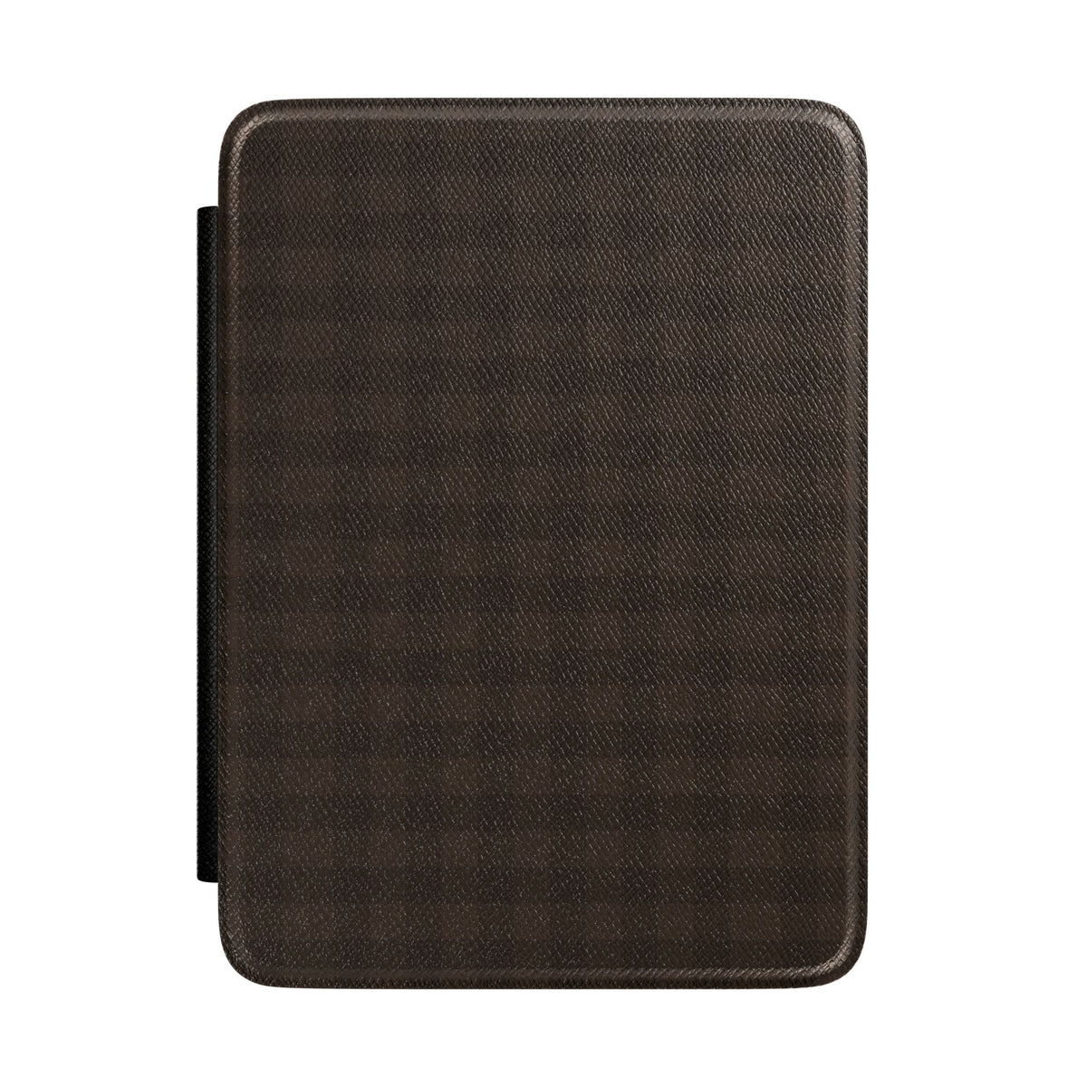 CHESTNUT BROWN GINGHAM KINDLE CASE HARDCOVER