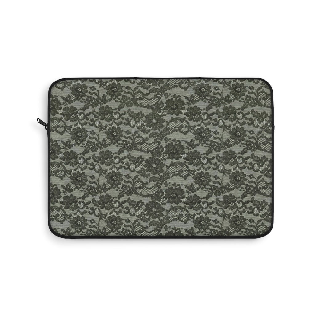 FORREST GREEN LACE KINDLE IPAD & LAPTOP SLEEVE