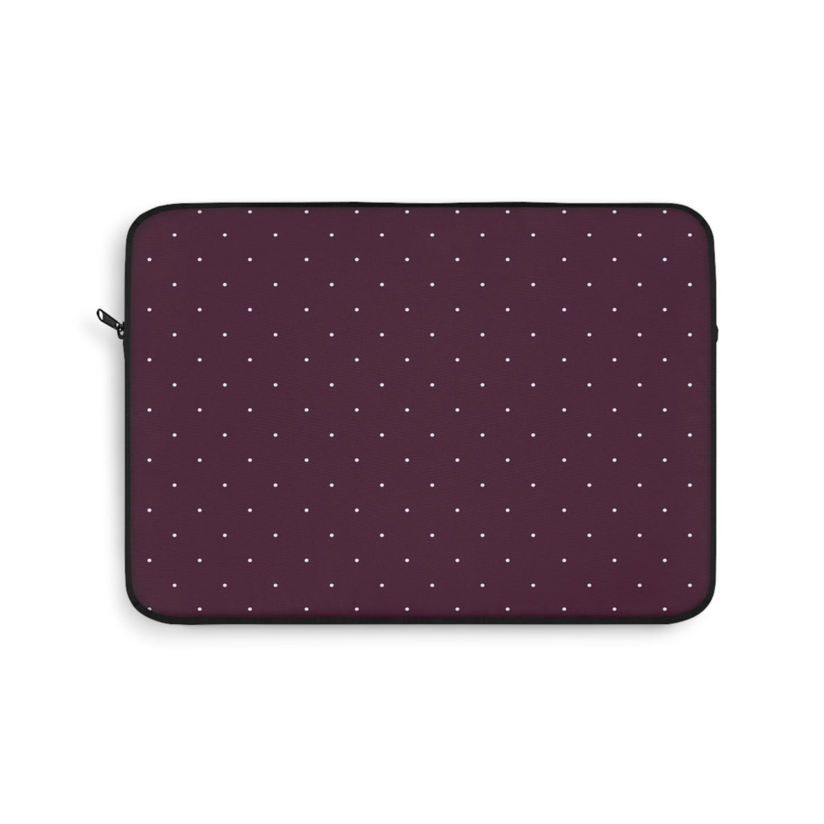 DARK CHERRY BURGUNDY MINI POLKA DOTS KINDLE IPAD & LAPTOP SLEEVE