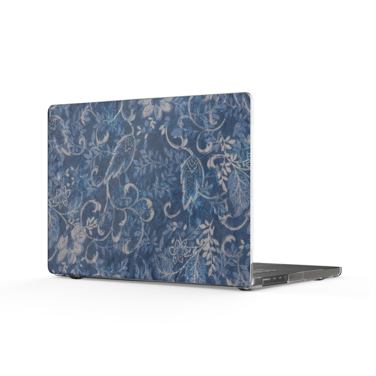 FRENCH BLUE FLORAL MACBOOK COVERS