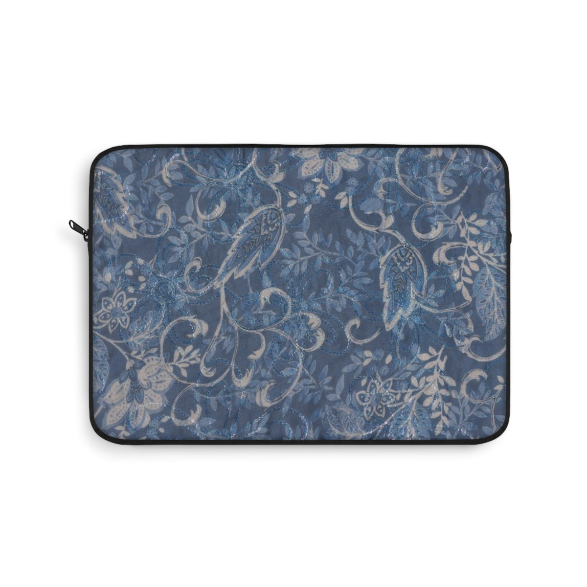 FRENCH BLUE FLORAL KINDLE IPAD & LAPTOP SLEEVE