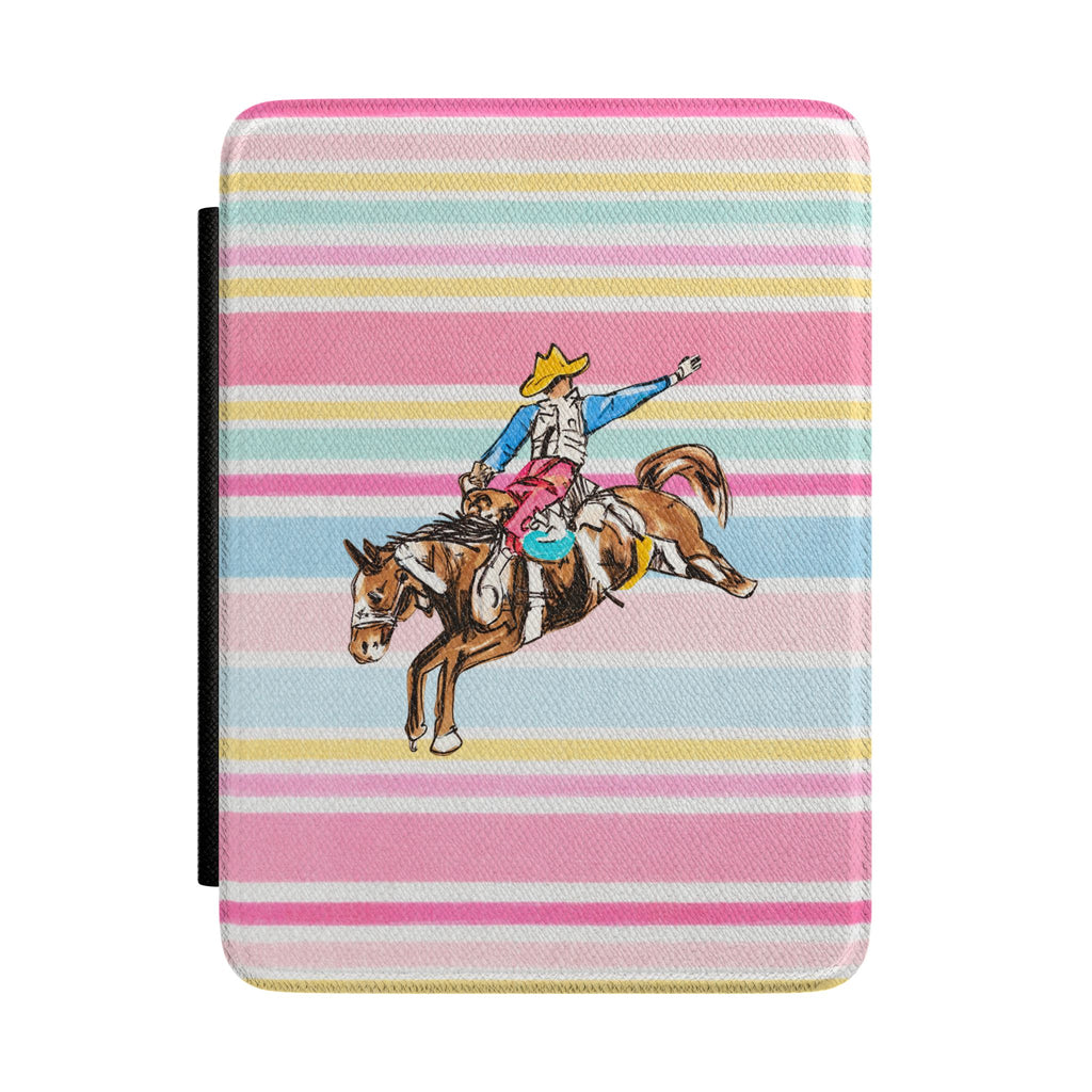 CANDY COWBOY STRIPES KINDLE CASE HARDCOVER