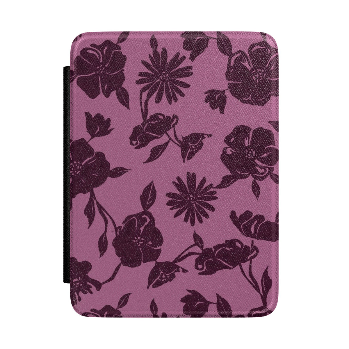 DARK CHERRY FLORAL KINDLE CASE HARDCOVER