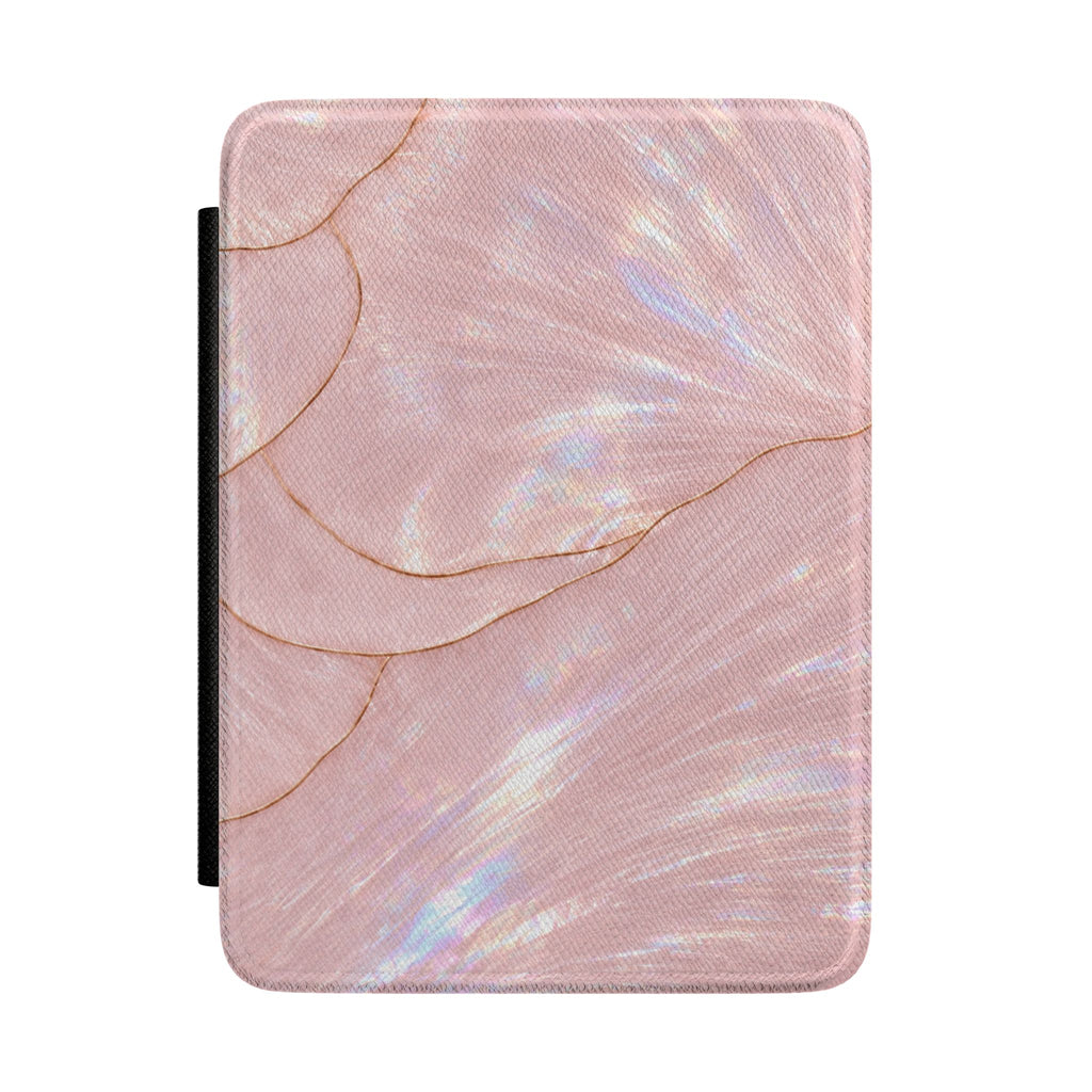 LIGHT PINK OPAL SHELL KINDLE CASE HARDCOVER