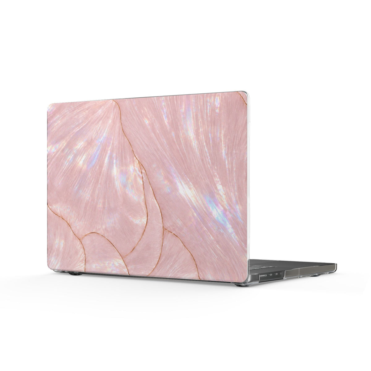 LIGHT PINK OPAL SHELL MACBOOK COVERS