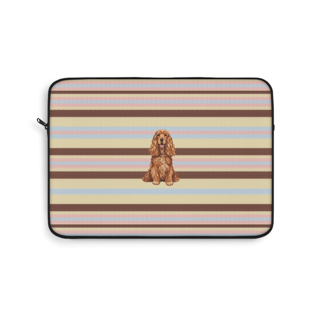 BUTTERSCOTCH STRIPES SPANIEL DOG KINDLE IPAD & LAPTOP SLEEVE