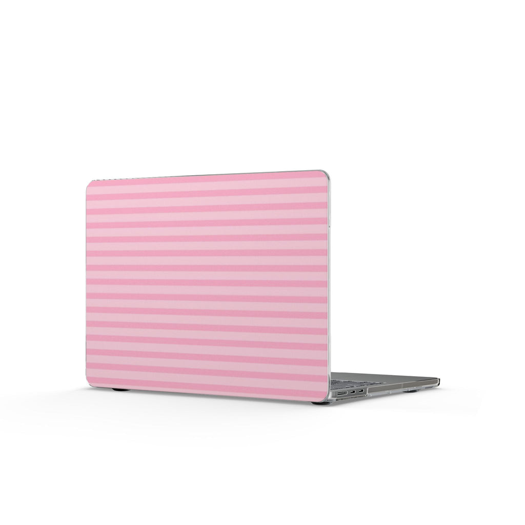 PINK COTTON CANDY STRIPES MACBOOK COVERS