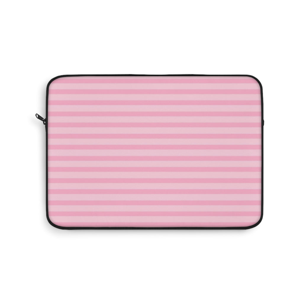 PINK COTTON CANDY STRIPES IPAD & LAPTOP SLEEVE