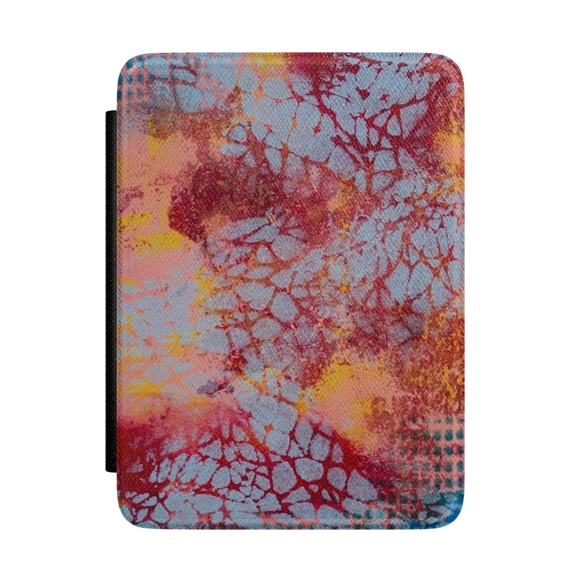 BLUE BURGUNDY MIRAGE KINDLE CASE HARDCOVER