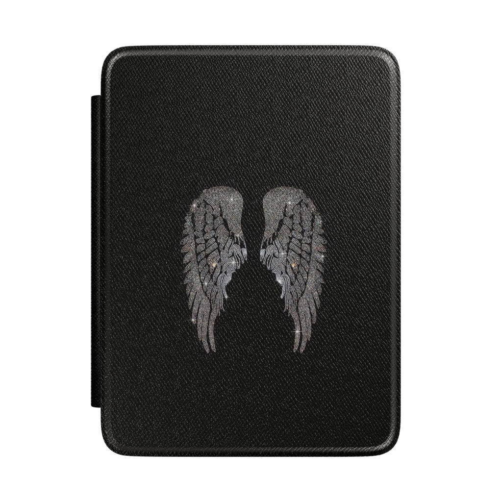 BLACK DIAMOND ANGEL WINGS KINDLE CASE HARDCOVER